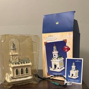 Hallmark Colonial Church Candlelight Services Magic Collector’s Series 2004